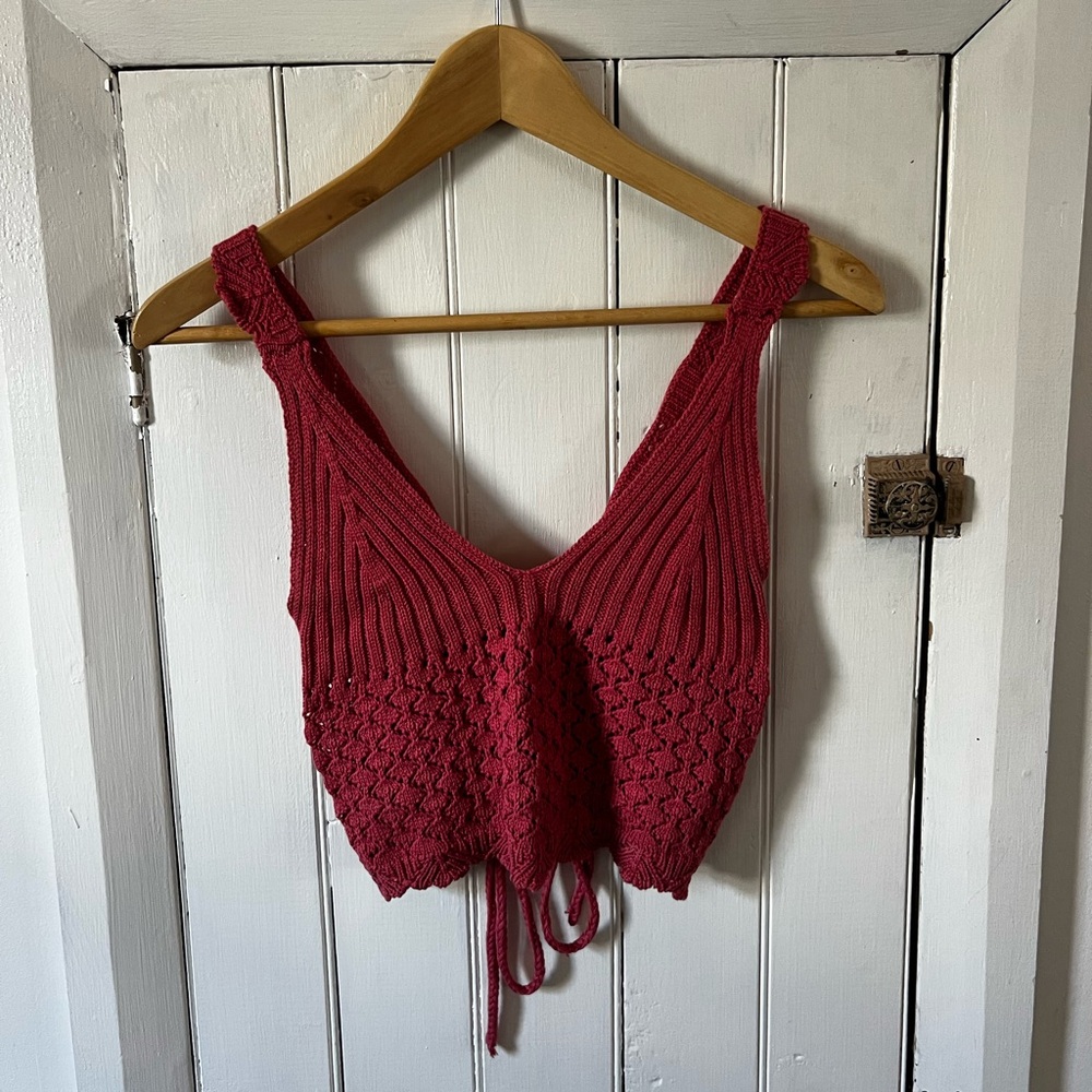F21 Crochet Tank